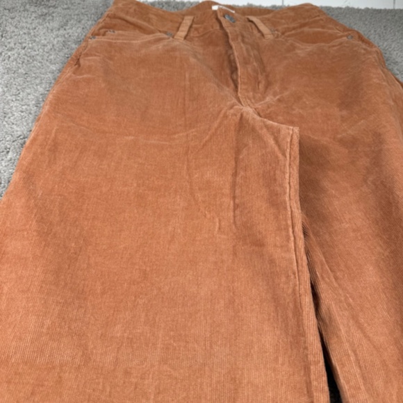 Roxy NEW Surf In Cloud Corduroy Pants in Camel Women's Wide Leg High Waist 29 - Picture 4 of 10